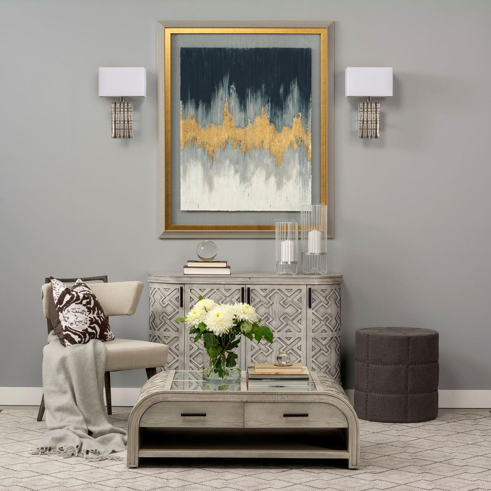 Mercana Arcadia Silver Chrome Base White Rectangular Shade Wall Sconce Clearance