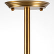 Mercana Rudyard Glass Globe and Gold Metal Chandelier Clearance