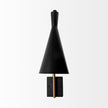 Mercana Tremont Black/Gold Metal Conical Shade Wall Sconce Clearance