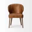 Mercana Niles Wooden Legs Wingback Dining Chair