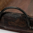 Mercana Durone Brown Wooden Live Edge Serving Trays- Set of 2