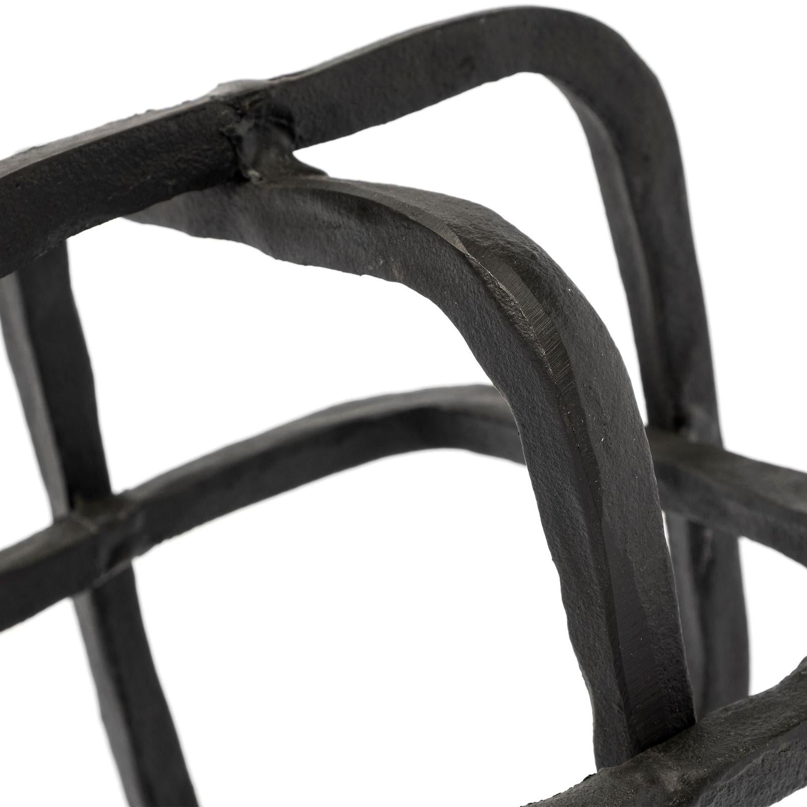 Mercana Willem Metal Open Cube Decor Object Clearance