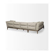 Mercana Denali Beige Upholstered Wooden Frame Sectional Clearance