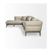 Mercana Denali Beige Upholstered Wooden Frame Sectional Clearance