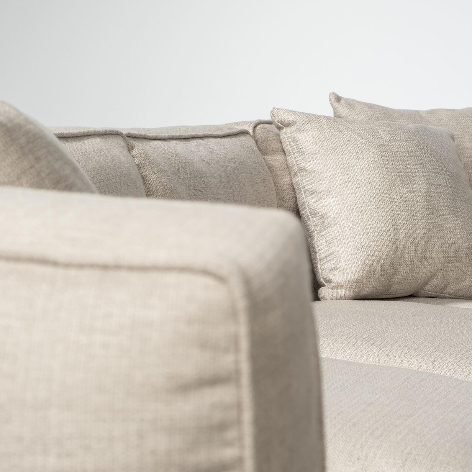Mercana Denali Beige Upholstered Wooden Frame Sectional Clearance