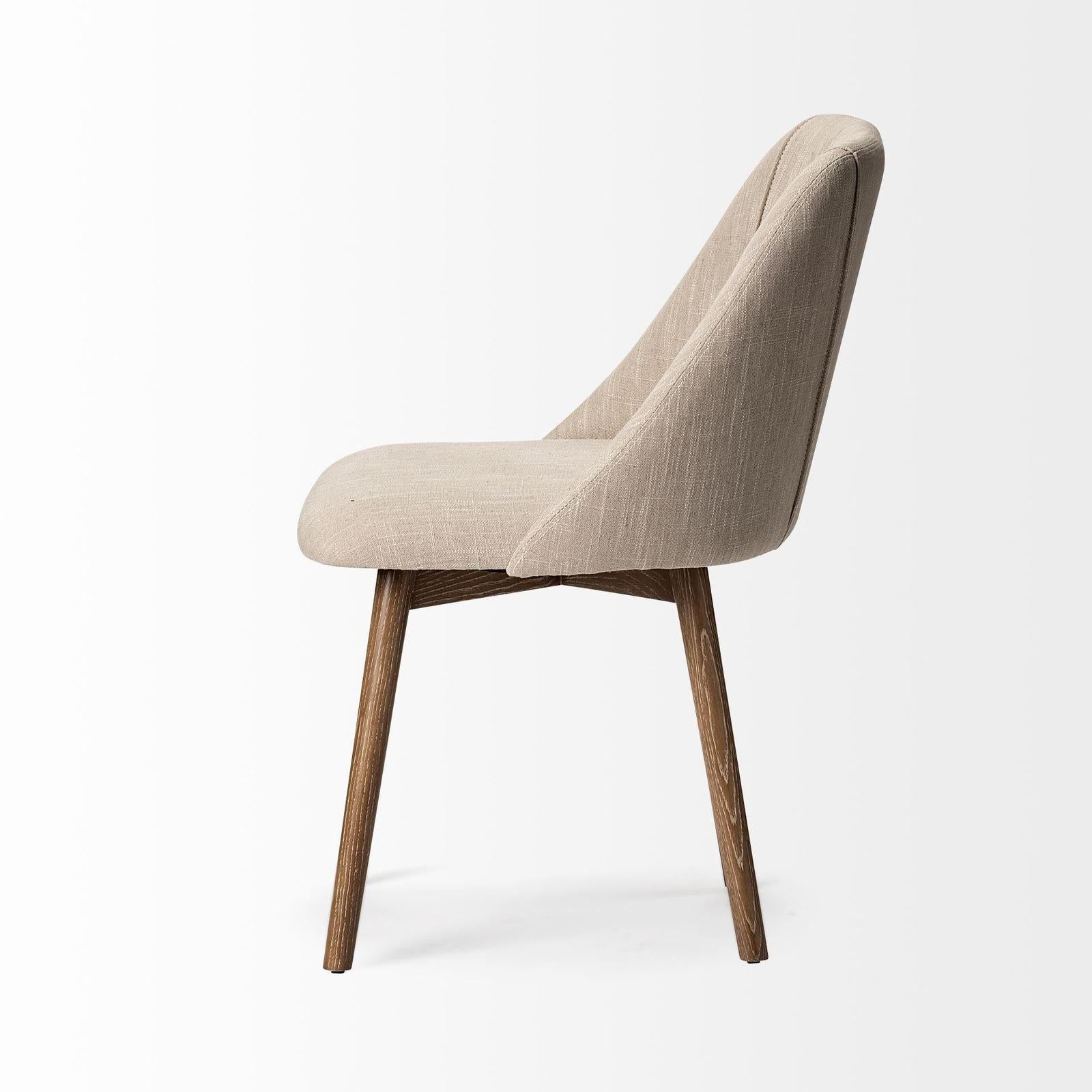Mercana Ronald Wooden Base Dining Chair