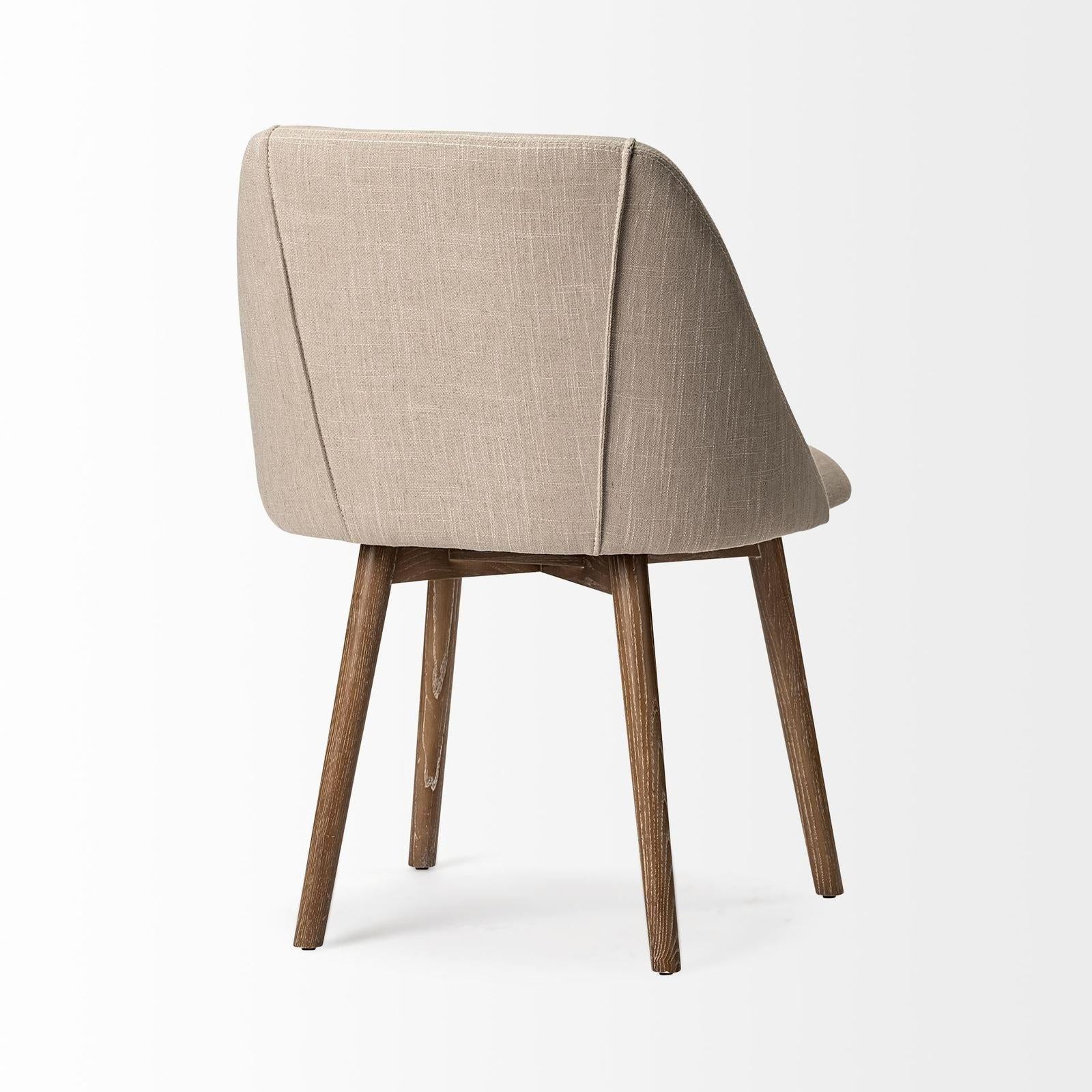 Mercana Ronald Wooden Base Dining Chair