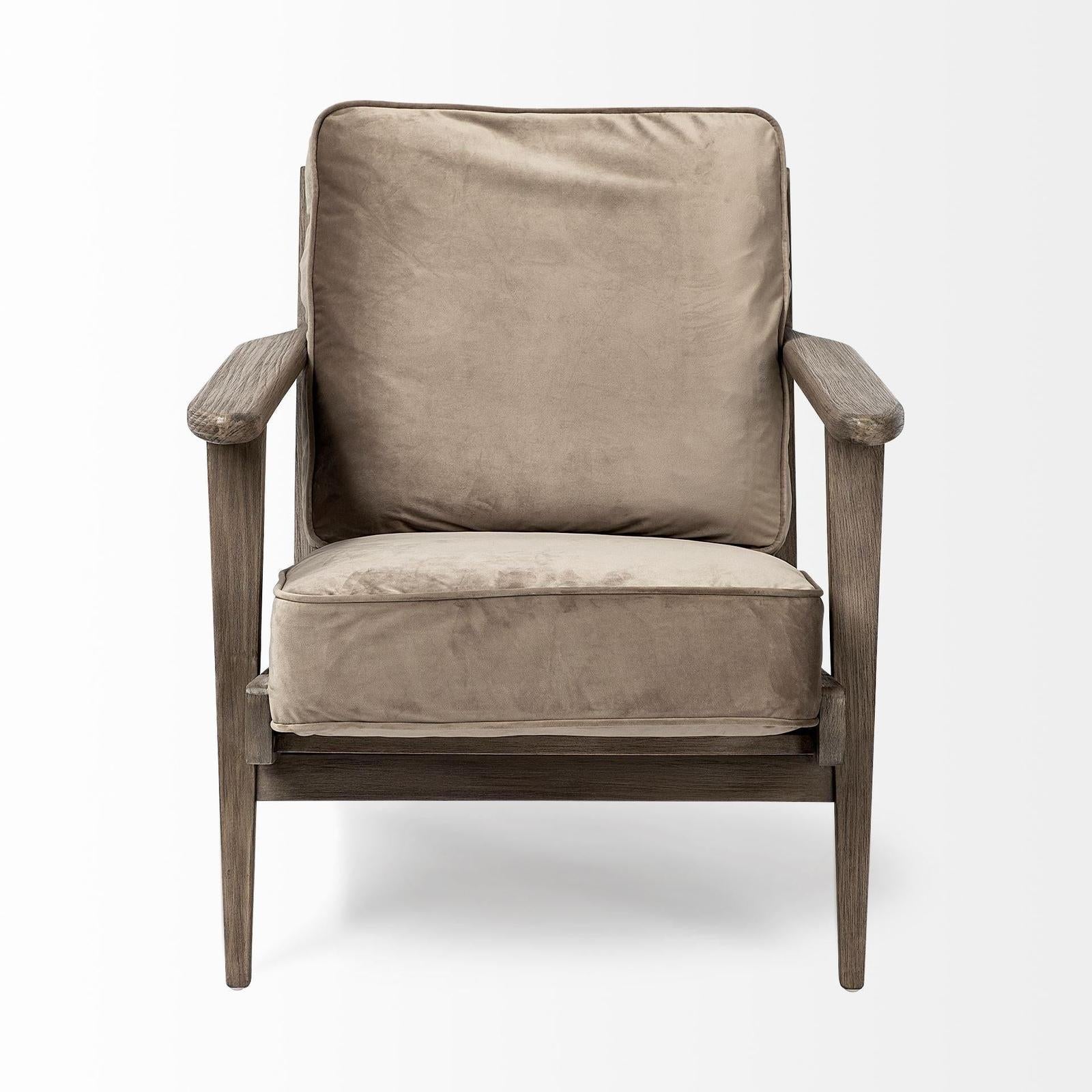 Mercana Olympus Wooden Frame Accent Chair Clearance