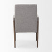 Mercana Palisades Fabric Wrap Brown Wood Frame Dining Chair