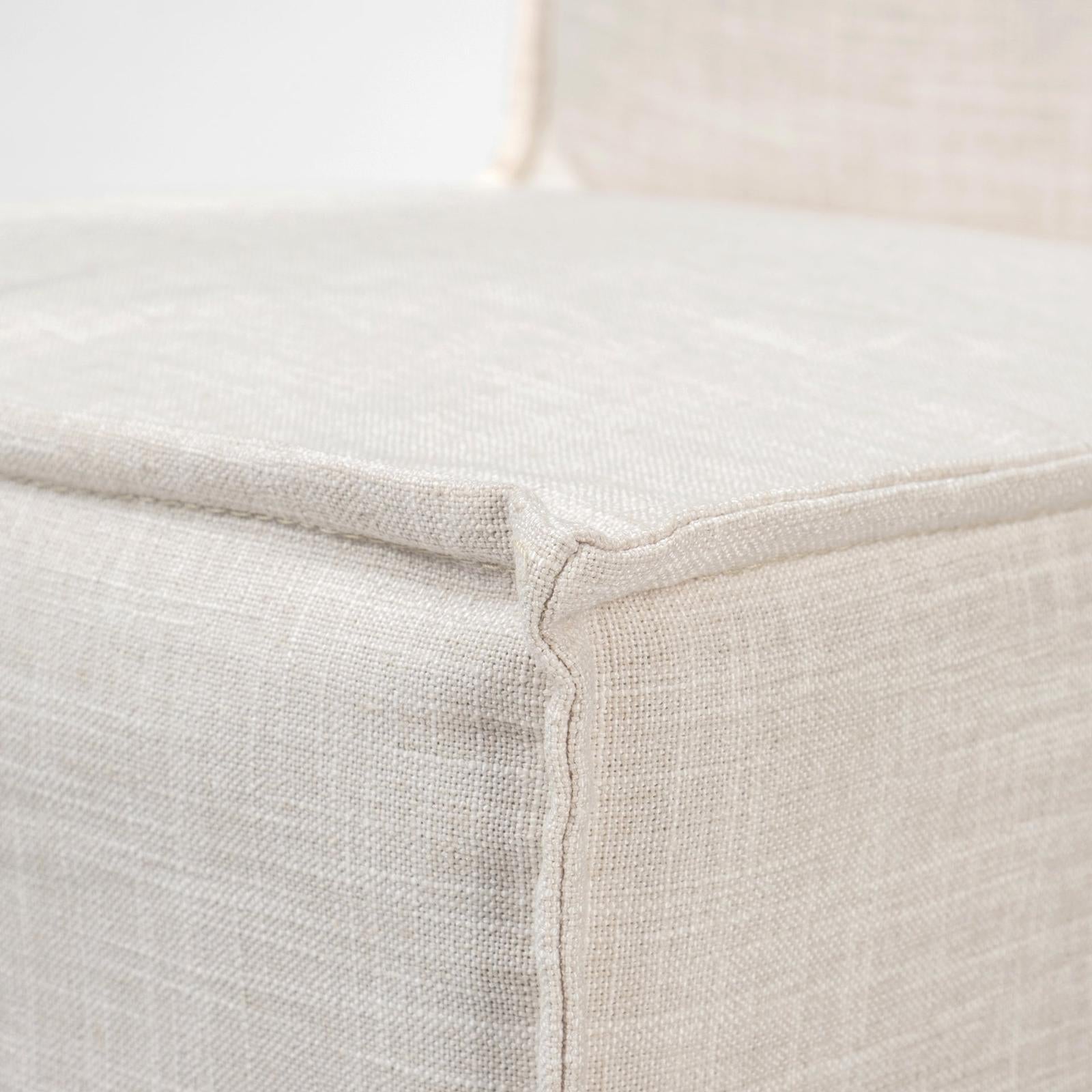 Mercana Elbert Fabric Slip-Cover Brown Wooden Base Dining Chair