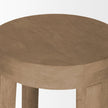 Mercana Brahma White Washed Wood Stool