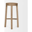 Mercana Brahma White Washed Wood Stool