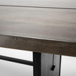 Mercana Ledger Brown Solid Wood Top & Base Dining Table Clearance