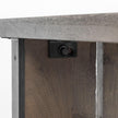 Mercana Ledger Brown Live-Edge Wooden Dining Bench