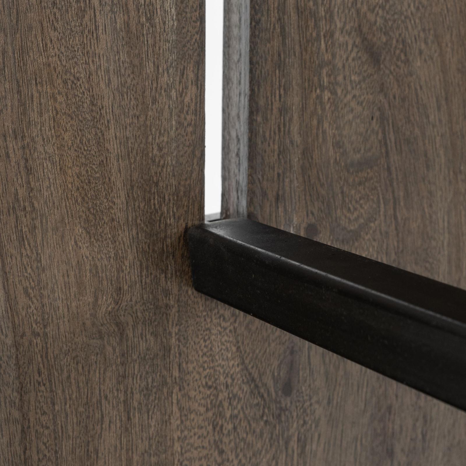 Mercana Ledger Live-Edge Wooden Brown Console Table