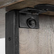 Mercana Ledger Live-Edge Wooden Brown Console Table