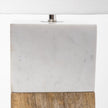 Mercana Woodrow Light Brown Wood w/ White Accent Table Lamp Clearance