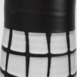 Mercana Luanda Black/White Large Ceramic Vase Clearance