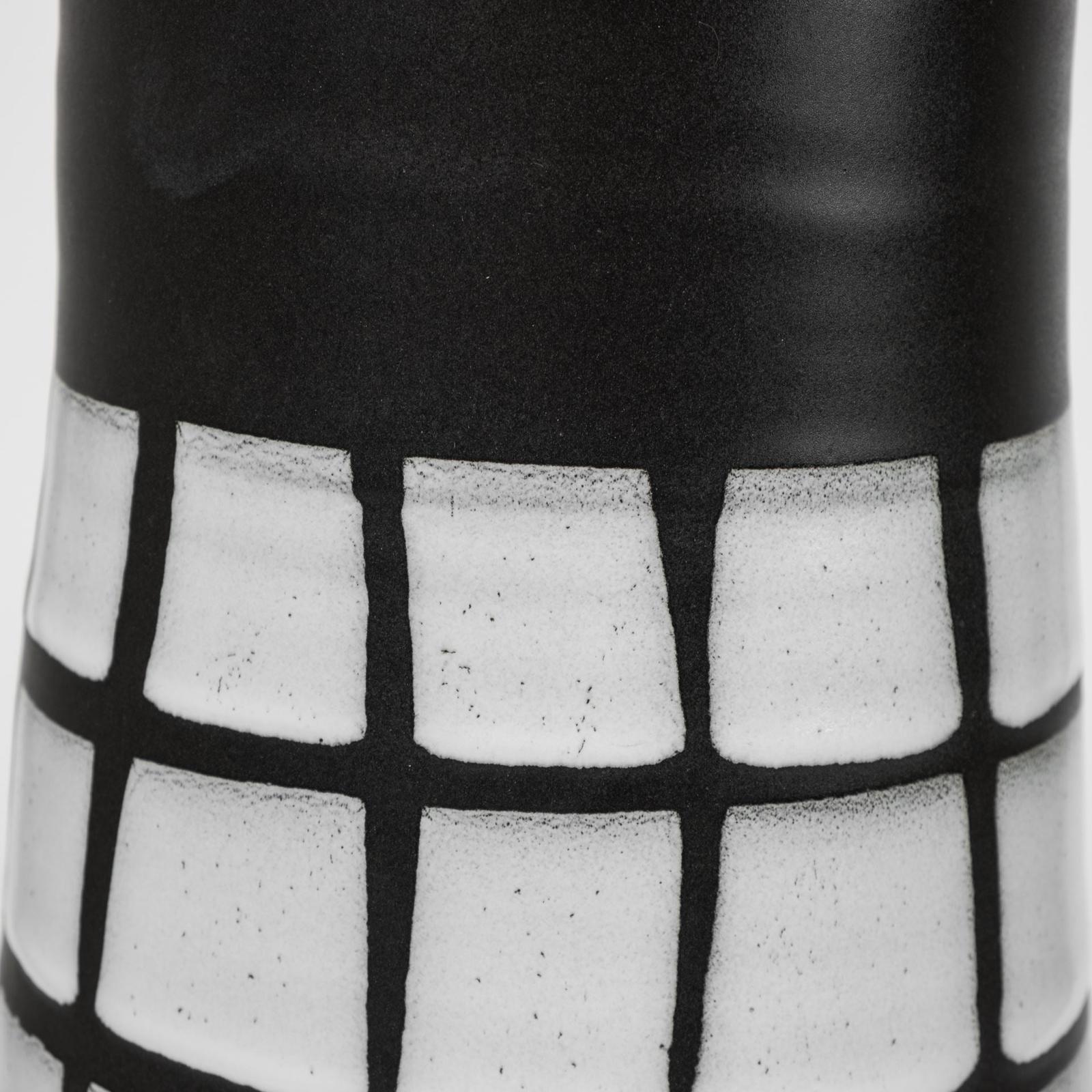 Mercana Luanda Black/White Large Ceramic Vase Clearance