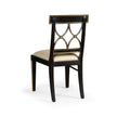 Jonathan Charles Regency Black Curved Back Side Chair