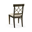 Jonathan Charles Regency Black Curved Back Side Chair