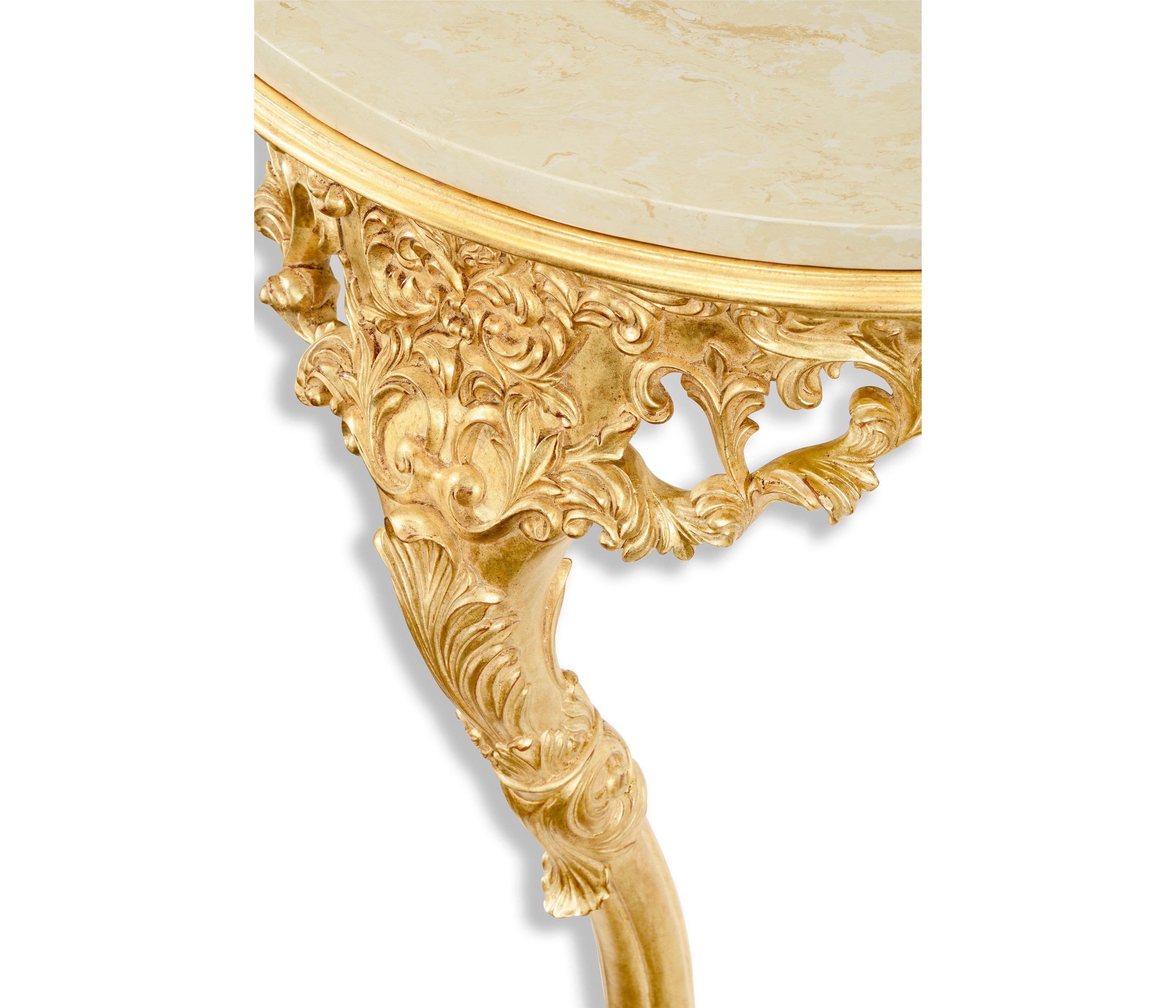 Jonathan Charles Carved & Gilded Console (Scagliola Top) ( 494353-GIL-SG01 )