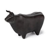 Mercana Taurus Black Cast Aluminum Bull Decorative Object