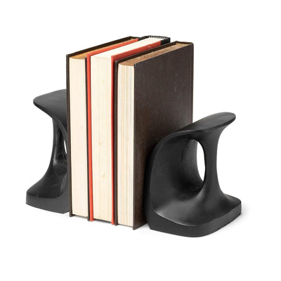 Mercana Last Cobbler's Black Shoemaker Tool Bookends- Set of 2