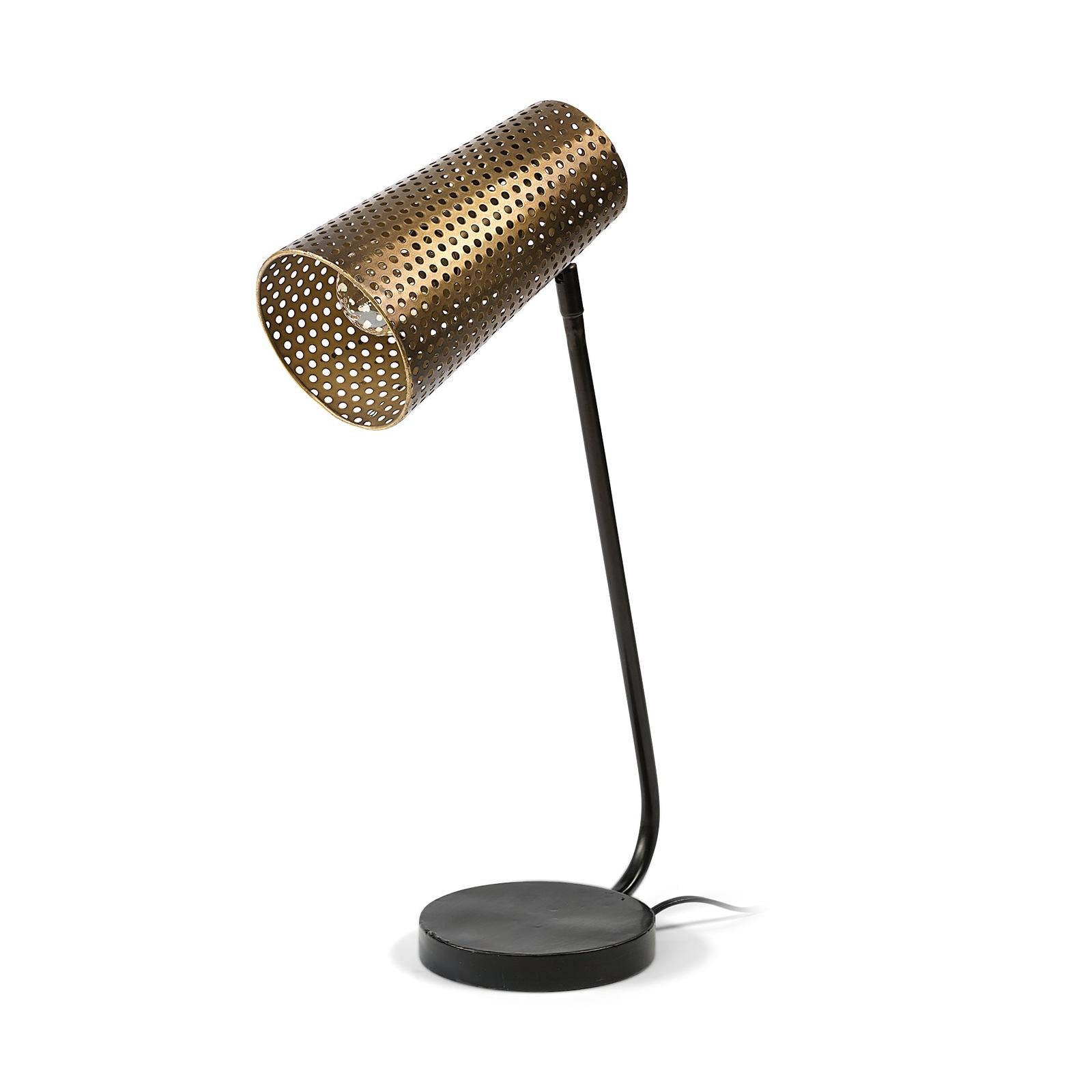 Mercana Wesley Perforated Metal Shade Table Lamp Clearance