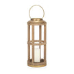 Mercana Andy Small Natural Wood Cylindrical Lantern Clearance