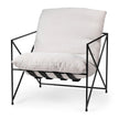 Mercana Leonidas Metal Frame Accent Chair