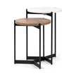 Mercana Larkin Marble & Nesting End/Side Tables