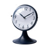 Mercana Weymouth Blue Metal Glass Dome Table Clock Clearance