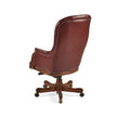 Jonathan Charles Chesterfield Style High Back Desk Chair ( 494396-MAH-L016 )