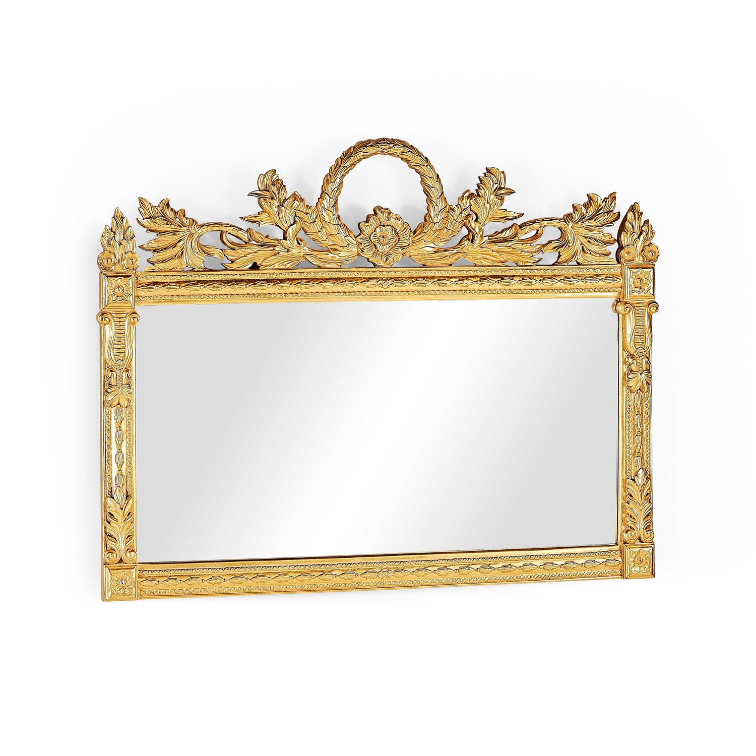 Jonathan Charles Empire Style Circular Wreath Mirror ( 494449-GIL )