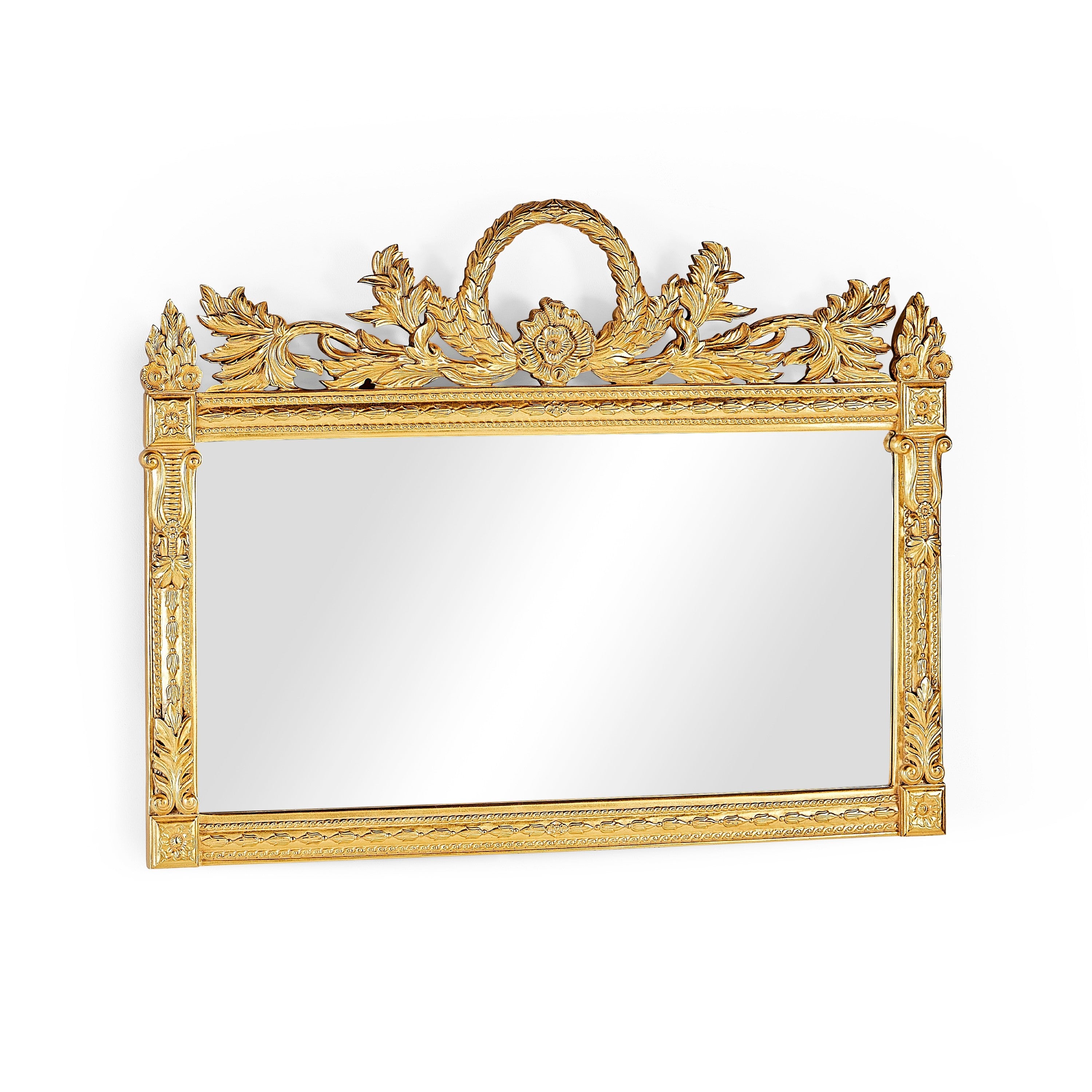 Jonathan Charles Empire Style Circular Wreath Mirror ( 494449-GIL )