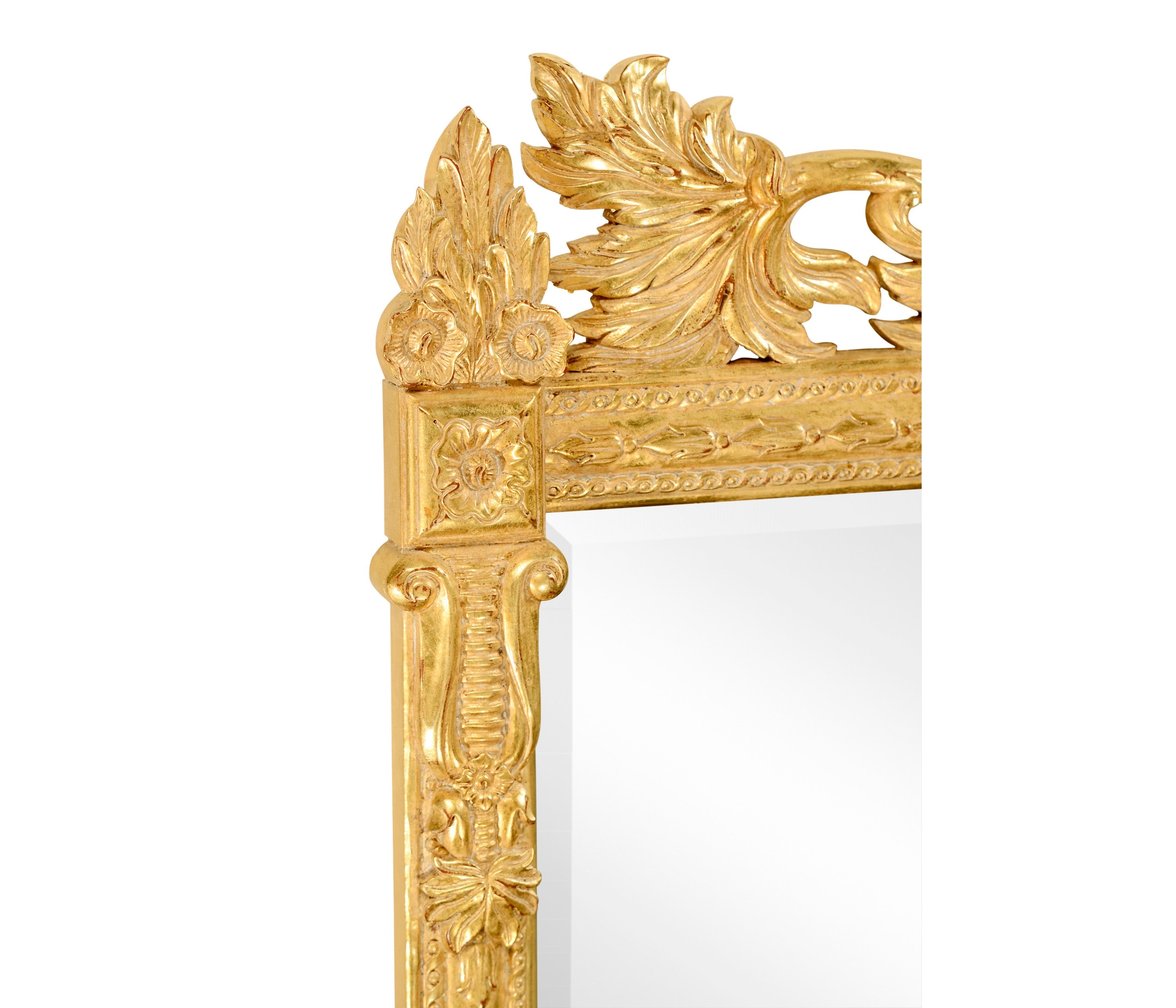 Jonathan Charles Empire Style Circular Wreath Mirror ( 494449-GIL )