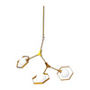 Mercana Desousa Metal Multi-Arm Three Light Chandelier Clearance