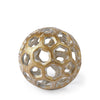 Mercana Moyer Gold Metal Hollow Decorative Orb