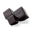 Mercana Mayweather Black Geometric Ceramic Cubes-Set of 3