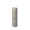 Mercana Uhura Cream Black Patterned Cylindrical Vase Clearance
