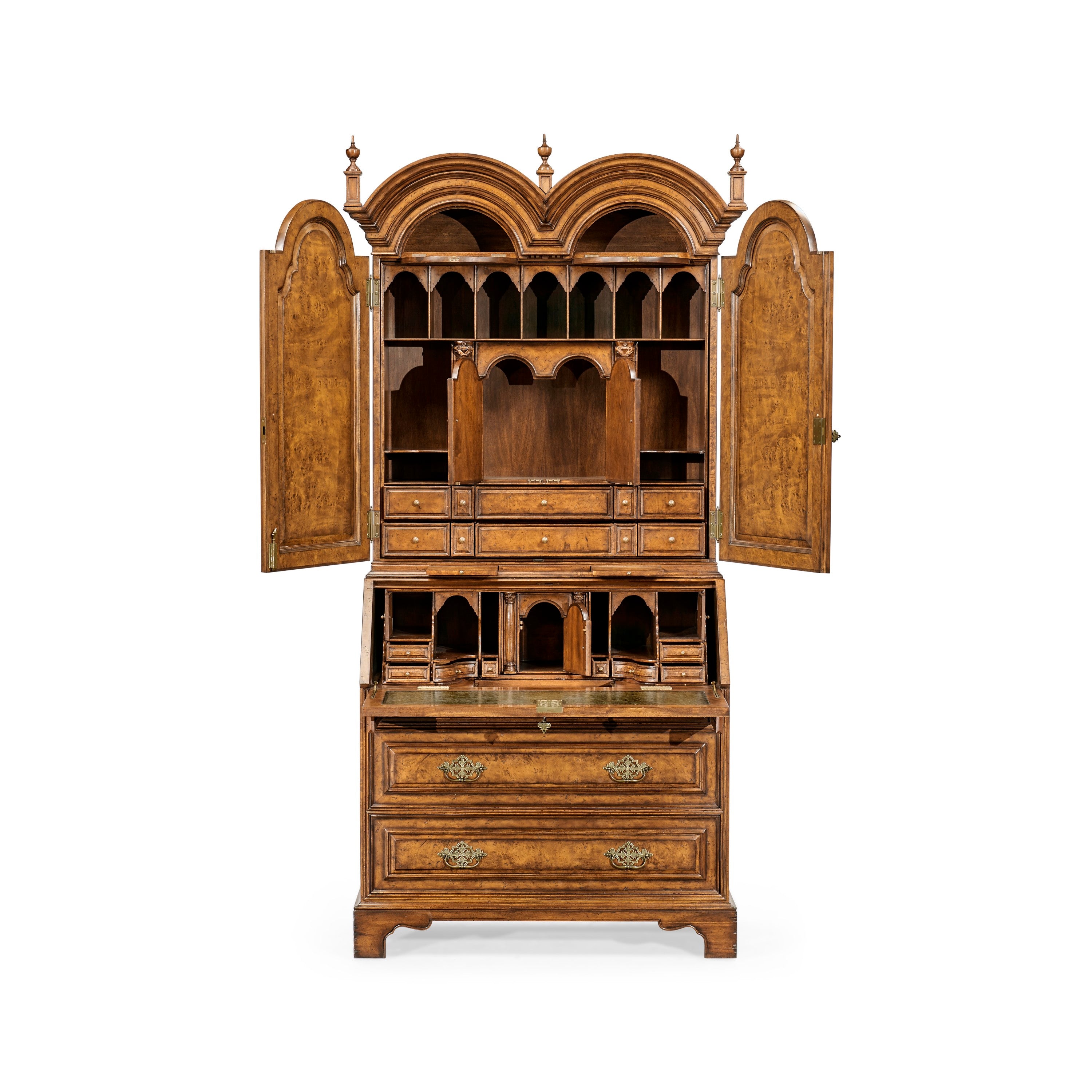 Jonathan Charles Queen Anne Cabinet w/ Mirrored Doors ( 494477-LRO )