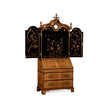 Jonathan Charles Queen Anne Chinoiserie Mirrored Doors ( 494482-CWM )