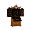 Jonathan Charles Queen Anne Chinoiserie Mirrored Doors ( 494482-CWM )