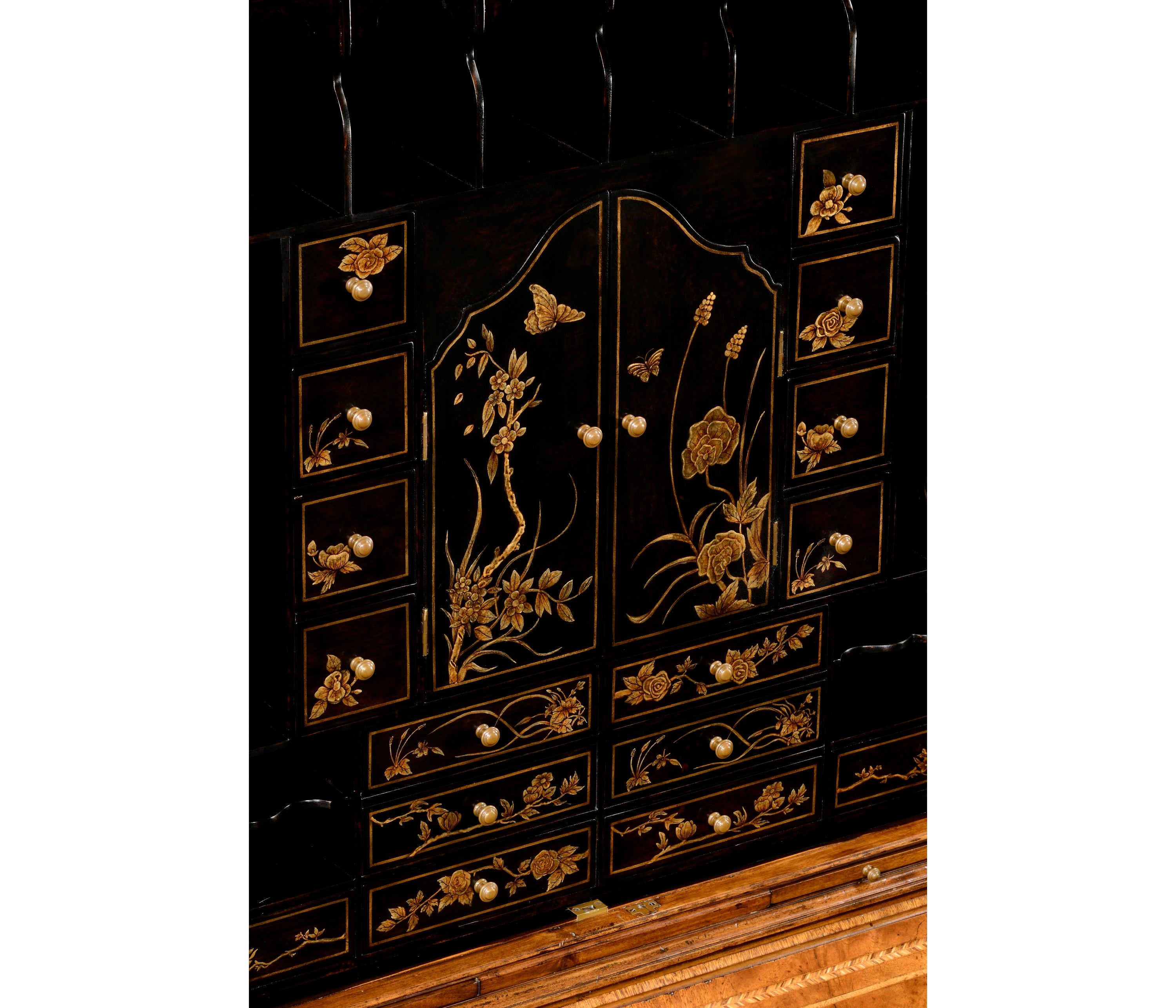 Jonathan Charles Queen Anne Chinoiserie Panelled Doors ( 494557-CWM )