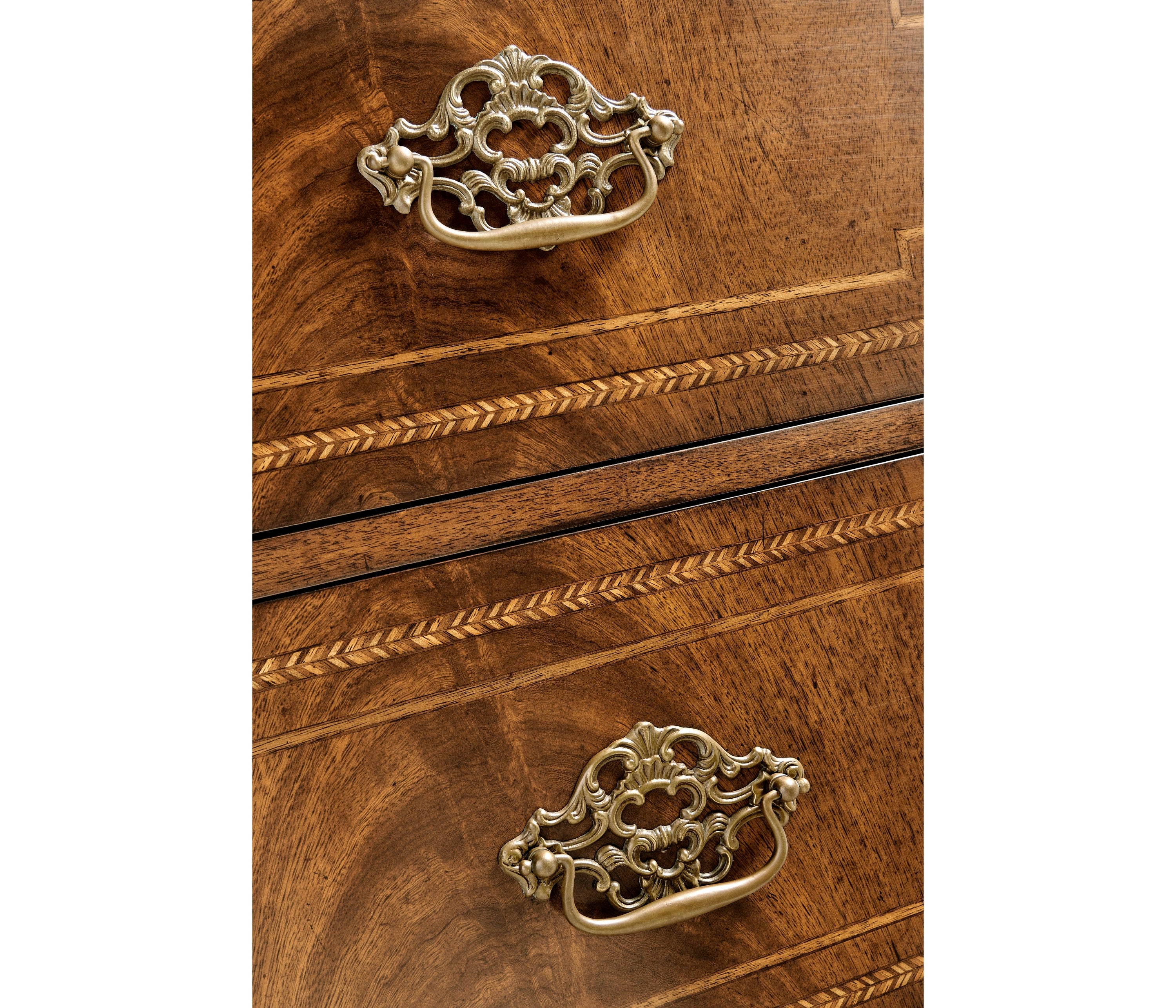 Jonathan Charles Queen Anne Fall Front Walnut Bureau ( 494558-CWM )