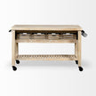 Mercana Columbia Rolling Kitchen Island Clearance