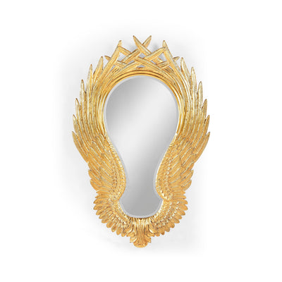 Jonathan Charles Classical "Winged" Wall Mirror ( 494533-GIL )