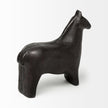 Mercana Sphynx Black Cast Aluminum Horse Shaped Object