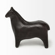 Mercana Sphynx Black Cast Aluminum Horse Shaped Object